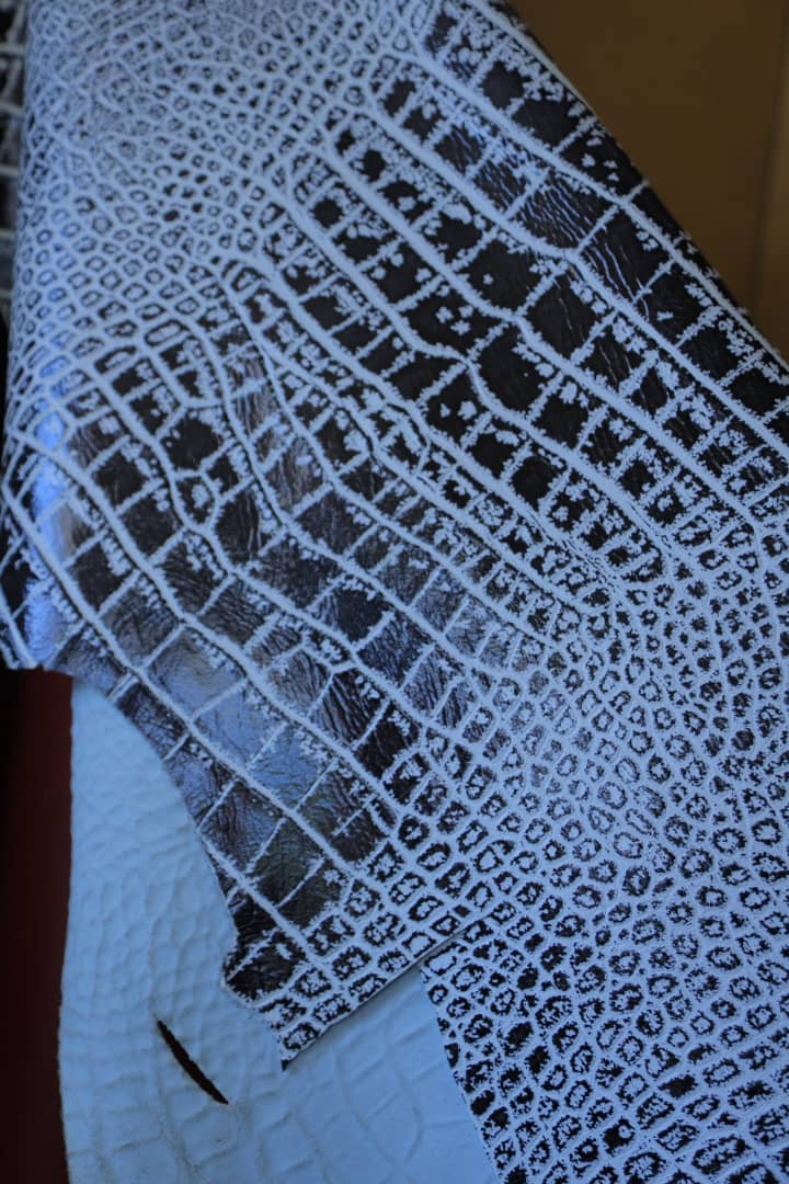 Crocodile Skin Leather – Genuine Leather Material for Craftsmanship & Luxury